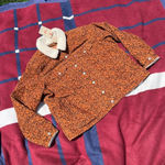Levi's Levi’s sherpa collared corduroy jacket in burnt orange leopard print
Women’s 1X Photo 2