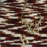 Natatasha Gold starfish chunky layered necklace & two (2) hair clips set Photo 3