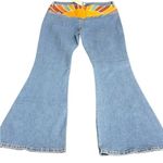 Free People  Driftwood Farrah Denim Bellbottoms Size 30 X32 Photo 0
