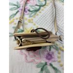 Simply Noelle  Straw Woven Crossbody Bag Beige Tan Multi Color Accent strap Photo 2