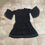 Faithfull the Brand Faithfull the Brand Black Fresa Dress Sz 6 Ditsy
Floral Bell Sleeve V-Neck Boho Photo 4