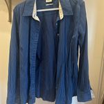 Van Heusen Vintage blue striped button up Photo 0