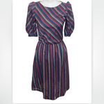 Vintage YOU BABIES II Striped Multicolor Dress 3 Pink Size undefined Photo 5