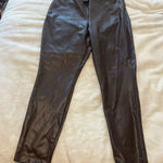 Banana Republic  Chocolate Leather Leggings Photo 0