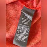 Sharagano  Coral Linen Blouse Photo 7