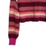 Free People  Devon Striped Cropped Sweater – Size XS Photo 6