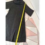 Tahari Green Midi Length Sweater Dress Wool Blend Cable Knit Cowl Neck Warm M Size M Photo 6