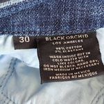 Black Orchid  Skinny Boyfriend Distressed Jeans Size 30 Straight Leg Jeans Photo 8