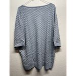 Ella Moss  Women's Elbow Sleeve Shirt/Sweater Lightweight, 2X, Light Blue New Photo 5