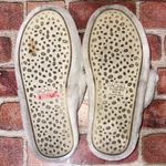 Rachel Roy Pre-Owned White Double Strap Faux Fur Buckle White Sandals Size M 7-8 Photo 5