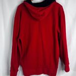 Polaris Racing Red Hooded 100% Cotton Full Zip Thermal Sweatshirt Size Medium Photo 1