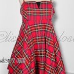 Torrid  Betsey Johnson Plaid Mini Babydoll Dress Photo 2