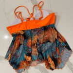 SheIn Swim Curve Tropical Strappy Tankini & Shorts Bathing Suit Set Women’s 4XL Photo 5