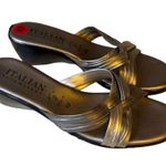 Italian Shoemakers  Size 10  Finer Open Toe Sandals From Italy Photo 3