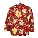 Caribbean Joe Tropical Button Down Floral Shirt Women’s Size Large Island Shirt! Photo 1