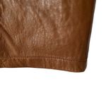 Henri Bendel  Vintage Chocolate Brown Leather Pencil Skirt size 8 Photo 1