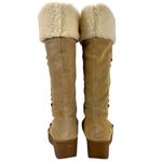 Steve Madden Vintage Y2K Seminole Suede Turquoise Studded Sherpa Winter Boots Photo 12