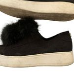 Steve Madden Black Faux Fur Girly Fashion Sneakers 7.5 Photo 4