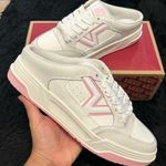 Vans upland white pink mules clogs slip on shoes women’s 7 new in box Photo 0