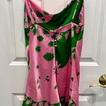 ZARA Satin Effect Print Dress Photo 3
