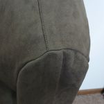 Westport olive green hidden zip ruffle coat size medium Photo 7