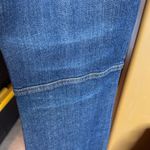 Ralph Lauren RARE! Lauren Blue Boot Cut Suede Fringe Conch Button Jeans Size 8 Photo 9