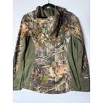 SHE Outdoor Camo Fleece Lined Hoodie Pullover Women's M hunting outdoor Green Size M Photo 7