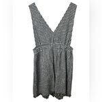 ZARA NWT Tweed Houndstooth Pinafore Short Dress Size L Photo 1
