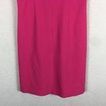 Diane Von Furstenberg  Hot Pink Carrie Sleeveless Crepe Mini Dress Size 2 Photo 9