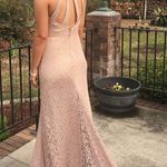 Prom Dress Tan Size M petite Photo 2