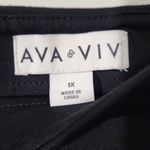 Ava & Viv  Classic Black Pencil Skirt Photo 1
