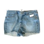 Old Navy  OG Straight Light Wash 3" Ins Jean Cut Off Shorts 6 Yuppie Casual NWT‎ Photo 3