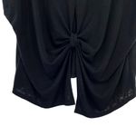 Altar'd State Altar’d State As Revival Black V-Neck Twist Knot Open Back Tee Shirt Photo 3