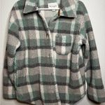 Koolaburra by Ugg Soft Sherpa Jacket with Tan Accents Gray Size XS Photo 0