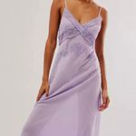 Free People Intimately Going Steady Lilac Beaded Lace Slip Dress Photo 0