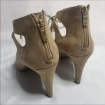a.n.a . Faux suede peep toe heels 3.5 in 9.5 Photo 4