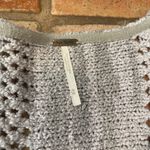 Free People Amethyst Marled Oversized Chunky Knit Sweater Size M Yellow/Gray Photo 5