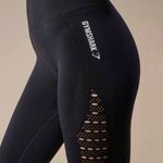 Gym Shark Energy Seamless High Waisted Leggings, Black, Size S, EUC Photo 1