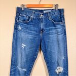 AG Adriano Goldschmied AG Adriano Goldschmeid Blue Distressed Ex-Boyfriend Slim Jeans Womens 29 Casual Photo 13