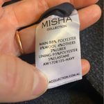 Misha Revolve Dahlia tweed off shoulder mini dress navy Blue Size 4 Photo 3