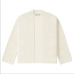 Everlane The Twisted Open Front Boxy Wool Blend Minimalist Cardigan Sweater Photo 3