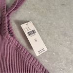Anthropologie NWT  T.La Lavande Sleeveless Ribbed Halter Tank Top Size M Photo 4