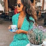 Faithfull the Brand NWT  Nina Midi Dress Vintage Bloom Green Size 10 Photo 11