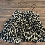 ZARA  Ruffle Leopard Shirt Photo 0