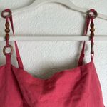 NEW EDDY gavin beaded fringe midi dress in rhubarb Size XS Photo 5