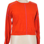 525 America  Vibrant Red Orange Sweater Photo 0