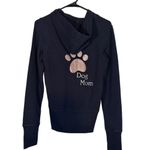 Bella Canvas Bella + Canvas Navy Blue & Rose Gold Dog Mom Hooded Full Zip Jacket Women Sz S Photo 1
