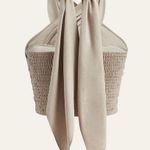 Commense Cotton & Line Crisscross Halter Tank Top size large Tan Photo 1