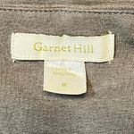 Garnet Hill Garnet‎ Hill Women's Gray Midi Casual Dress Scoop Neck Short Sleeve Medium Photo 3