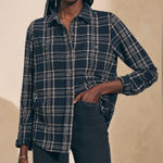 Faherty  LEGEND SWEATER SHIRT DKP-DAKOTA PLAID Photo 0